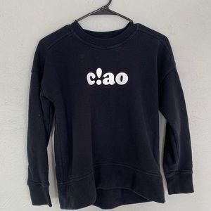 Madewell Black Sweatshirt